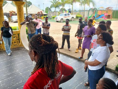 CBO in bassa training with AAL