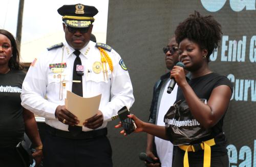 Presentation of the women petition to the Police inspector general