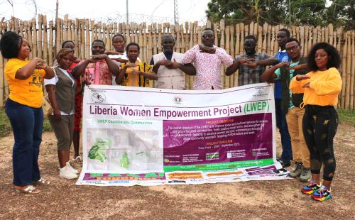 trainees at the LWEP CBA Training in Grand Gedeh