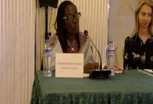 ActionAid County Director serves on a panel to respond to Human Rights Watch New Report on Education in Liberia