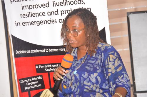 A representative from UNDP Liberia office