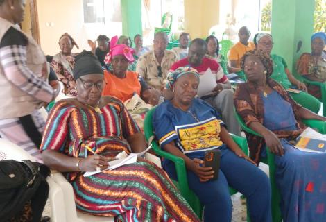 Partial view of participants at the Grand Cape Mount Orientation 
