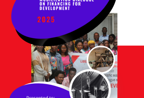 Financing for Development Liberia's CSOs Joint communiqué Cover Page 