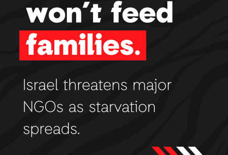 Gaza Solidarity given Israel Threats to block aids