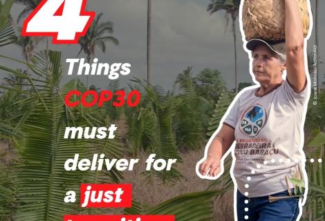 COP30 CALLS FROM ACTIONAID