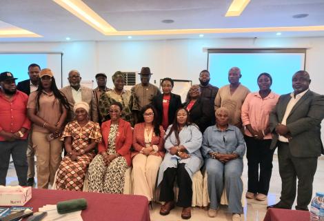 members of the House of Representatives' Committee and ActionAid review FGM Bill