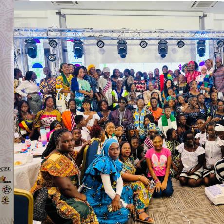 Group photo during West African Girls Summit.