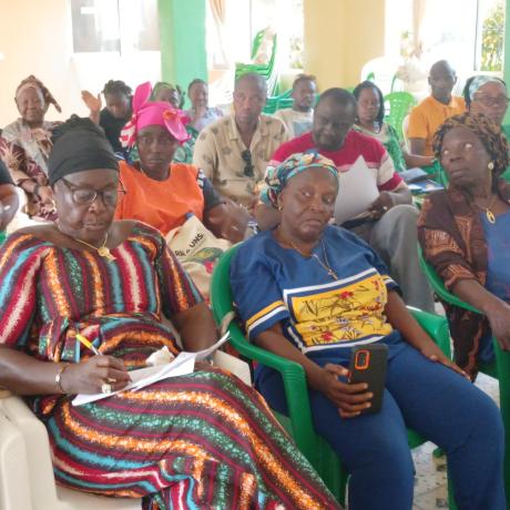 Partial view of participants at the Grand Cape Mount Orientation