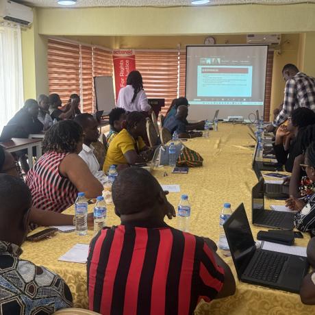 CSOs members at ActionAid Liberia Carbon Market Training