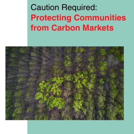 ActionAid Carbon Report Cover-Caution-Required-Protecting-Communities-from-Carbon-Markets-Final (1)