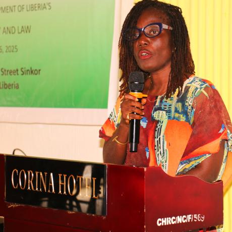 ActionAid Liberia Country Director makes remarks