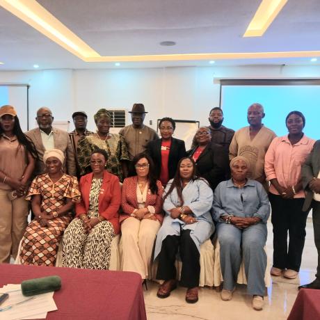 members of the House of Representatives' Committee and ActionAid review FGM Bill