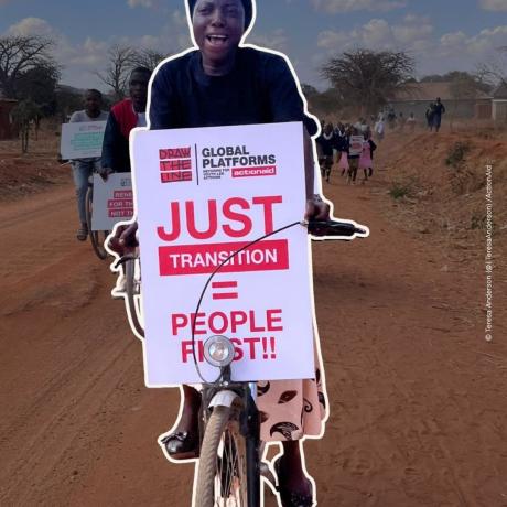 ActionAid Calls for Just Transition
