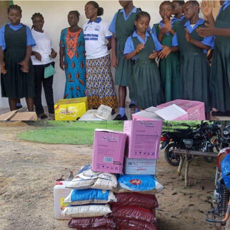 ActionAid Liberia Donation to Female inmates and school girls in Grand Gedeh