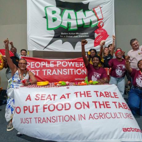 climate activists at cop30