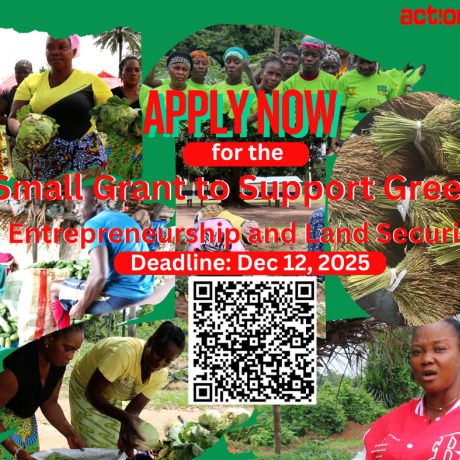 flyer for Small Green Grant EOI