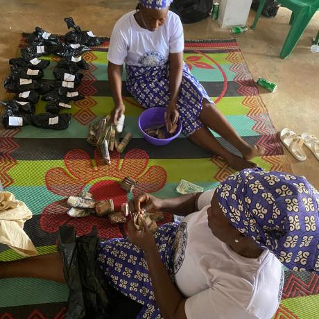Todee women distribute VSLA Cash