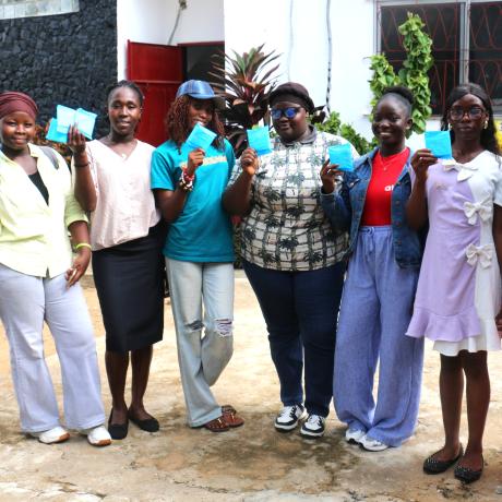 YWUM LIBERIA ADVOCATE FOR MENTRUAL PRODUCTS
