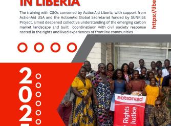 COVER Page Liberian CSOs Carbon market communique
