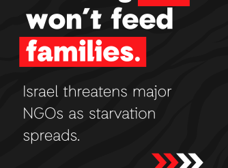 Gaza Solidarity given Israel Threats to block aids