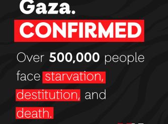 Gaza facing farmine