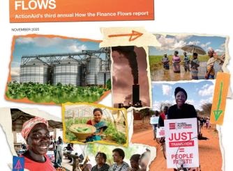 Cover page on Climate Finance for Just Transition: How the Finance Flows