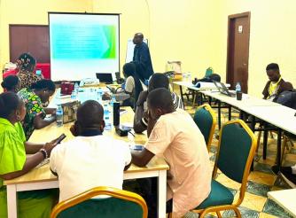 Participants at the Green job training benefiting 20 Liberian youths 