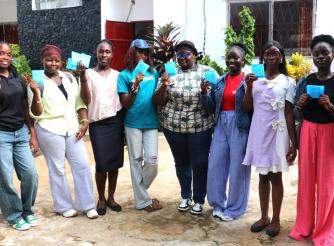 YWUM LIBERIA ADVOCATE FOR MENTRUAL PRODUCTS